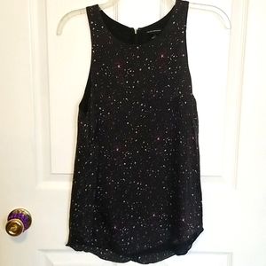 Galaxy 100 % silk  sleeveless blouse